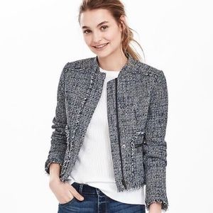 SALE Banana Republic Raw Hem Jacket